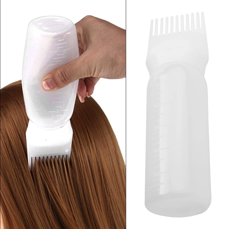 مشط زيت زجاجة الشامبو ، أدوات الشعر ، أداة صبغ ، زجاجات فرشاة ، أداة تصفيف ، تلوين ، ساخنة ، من من من فضلك