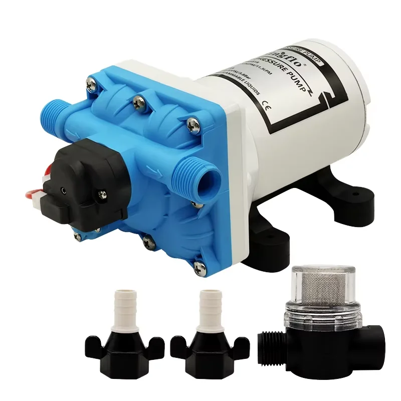 Automatic Start/Stop 12V/24v DC Diaphragm Water Pump For RV Car Bed Household Use-Self-Priming Low Pressure Sprayer