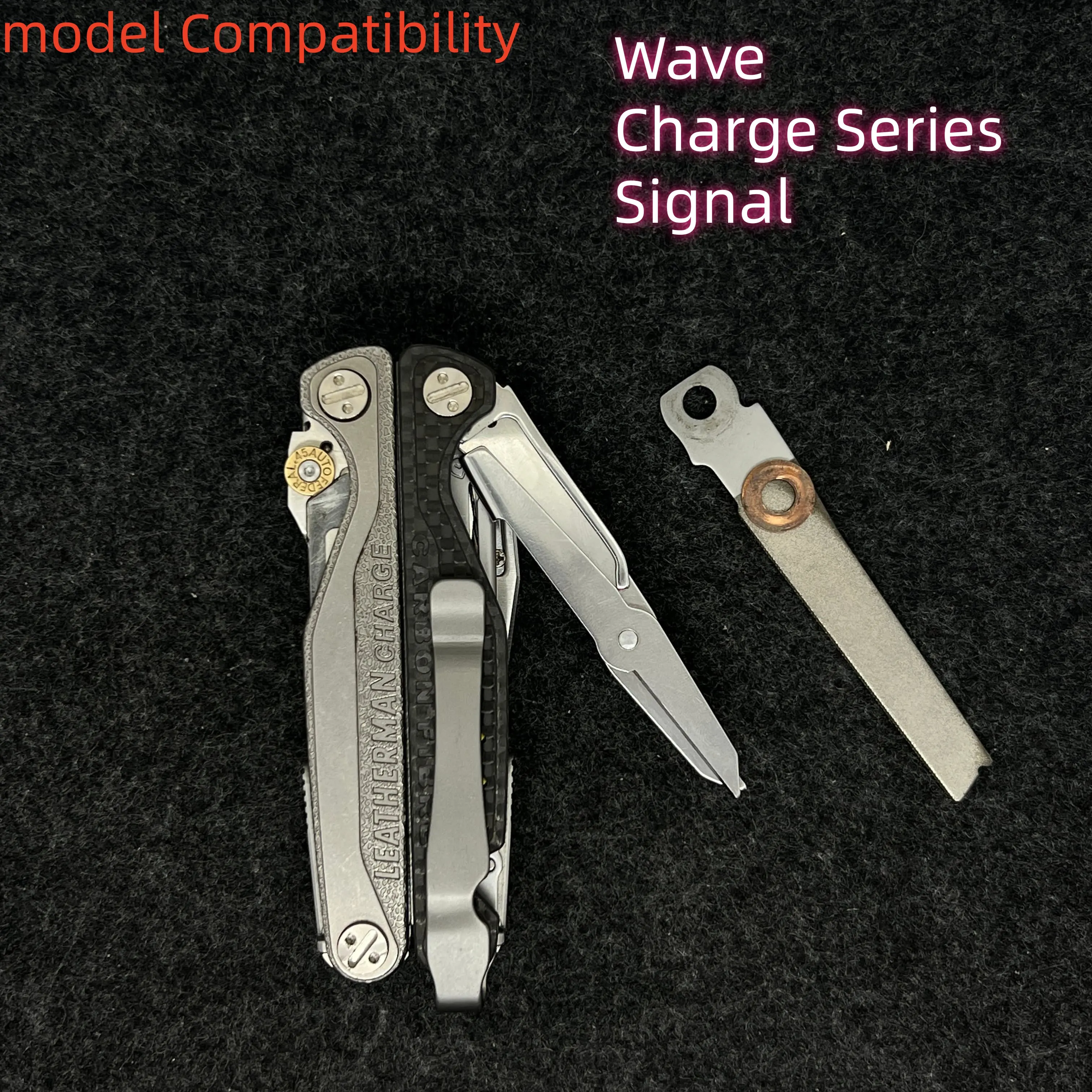 Tijeras grandes de repuesto para herramientas derechas para Leatherman Wave Charge TTI Plus, serie de carga de señal, accesorios DIY MOD