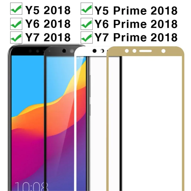 

Protective Glass For Huawei Y5 Y6 Y7 Prime 2018 Tempered Glas Case On Huawey Y 5 6 7 5y 6y 7y Y52018 Y62018 Y72018 Protect Film
