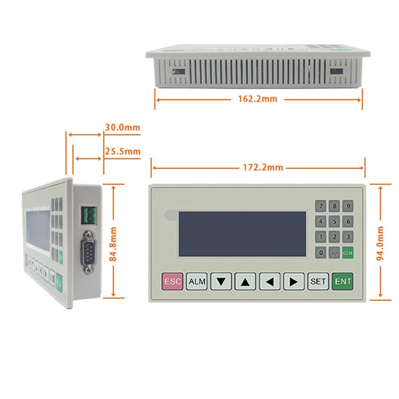 

Текстовый дисплей T36C OP320-A MD204L, совместимый с V8.0, MD204L, поддержка 232 485, связь (OP320-A, синий)