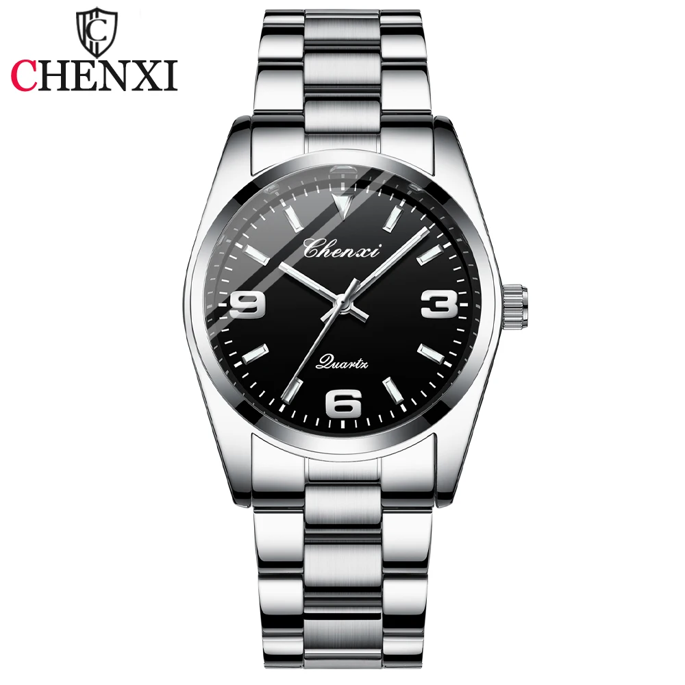 CHENXI New Fashion Watches Men Top Brand Luxury Men's Wristwatch Stainless Steel Sport Waterproof Quartz Clock Male