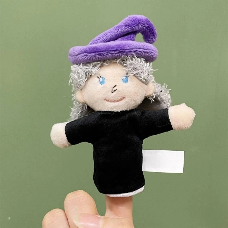 Công chúa dễ thương Con rối ngón tay sang trọng có thể chuyển Hàm Tương tác nhập vai Đồ chơi mềm 15UB