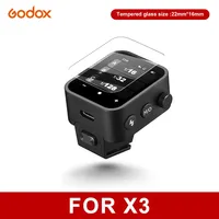 Godox Tempered Film Glass for Godox X3 Xpro Trigger V1 V850III V860III TT685II V860II V850II TT600 V350 TT350 Camera Flash Light