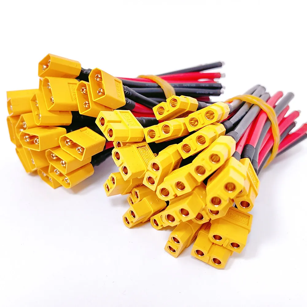 5PCS XT60 plug electric balance car model aircraft male and female docking plug high connector lithium battery output interface