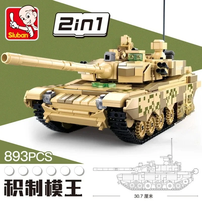 Duitsland WW2 Militaire Serie Tank Bouwstenen Sets T90MS/T34-85 Infanterie Tanks Model Bricks Puzzel Speelgoed voor Jongens Kids gift