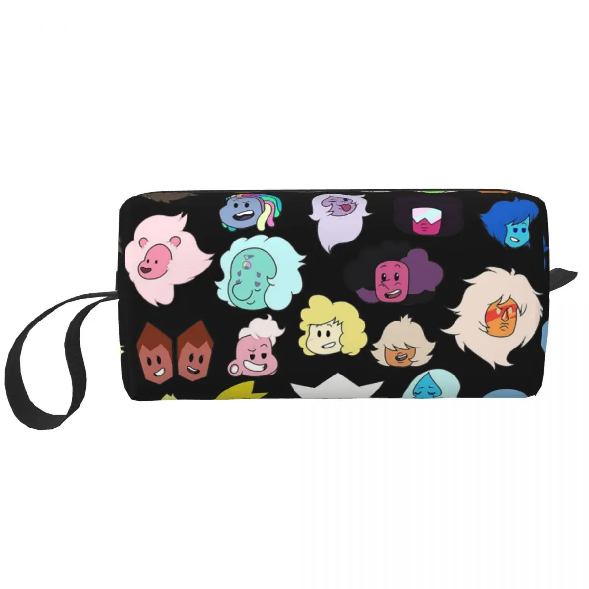 Steven Universe Heads Makeup Bag Cosmetic Organizer Storage Dopp Kit Toiletry Cosmetic Bag for Women Beauty Travel Pencil Case