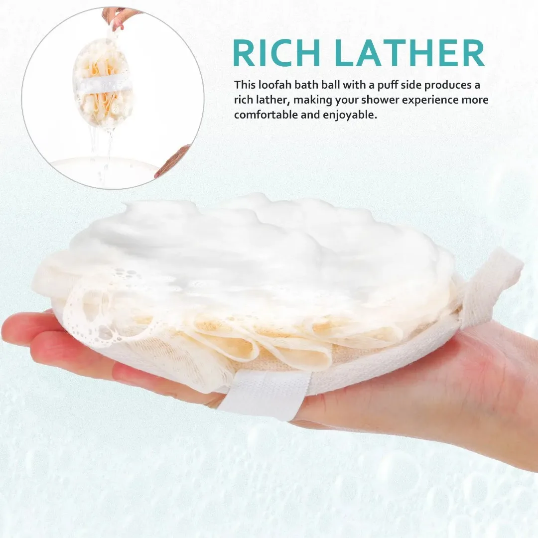 1pc Bath Scrubber for Body Loofah Ball Shower Body Wash Ball Massage Bath Flower Towel for BodyBast Body Scrub For Shower Man