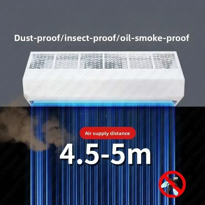 Energy-saving and Large Air Volume AC Motor Air Curtain Machine, 220V, Metal Structure, Length 900mm-2000mm