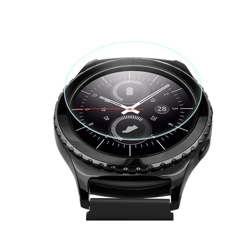 For Samsung Gear Sport Gear 2 3 4 Zero Anti-Slip Tempered Glass Screen Protector 9H Hardness Anti-Scratch Ultra-Thin