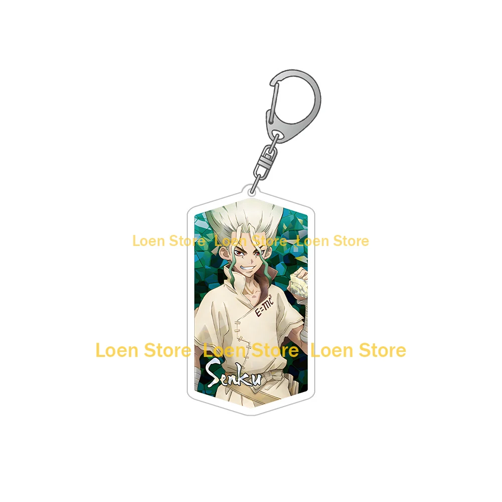 Dr.STONE character NEW Anime Toy Yo Uei Ryusui Nanami Francois Mirai Shishio Soyuz Tsukasa Shishio Acrylic keychain pendant gift