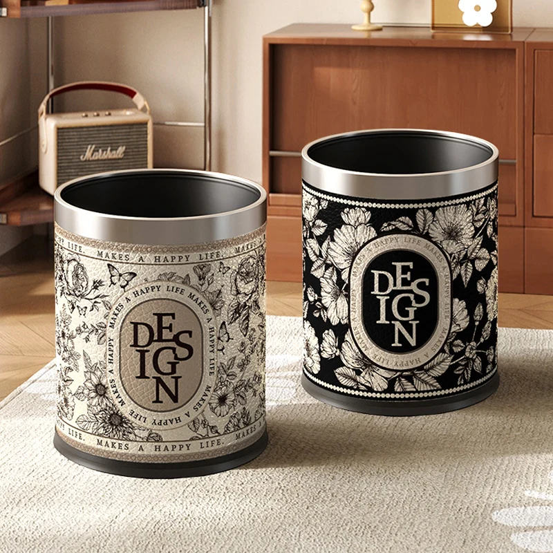 

Кожаный двухслойный органайзер для гостиной и спальни, для домашнего использования, большой вместимости, без крышки.