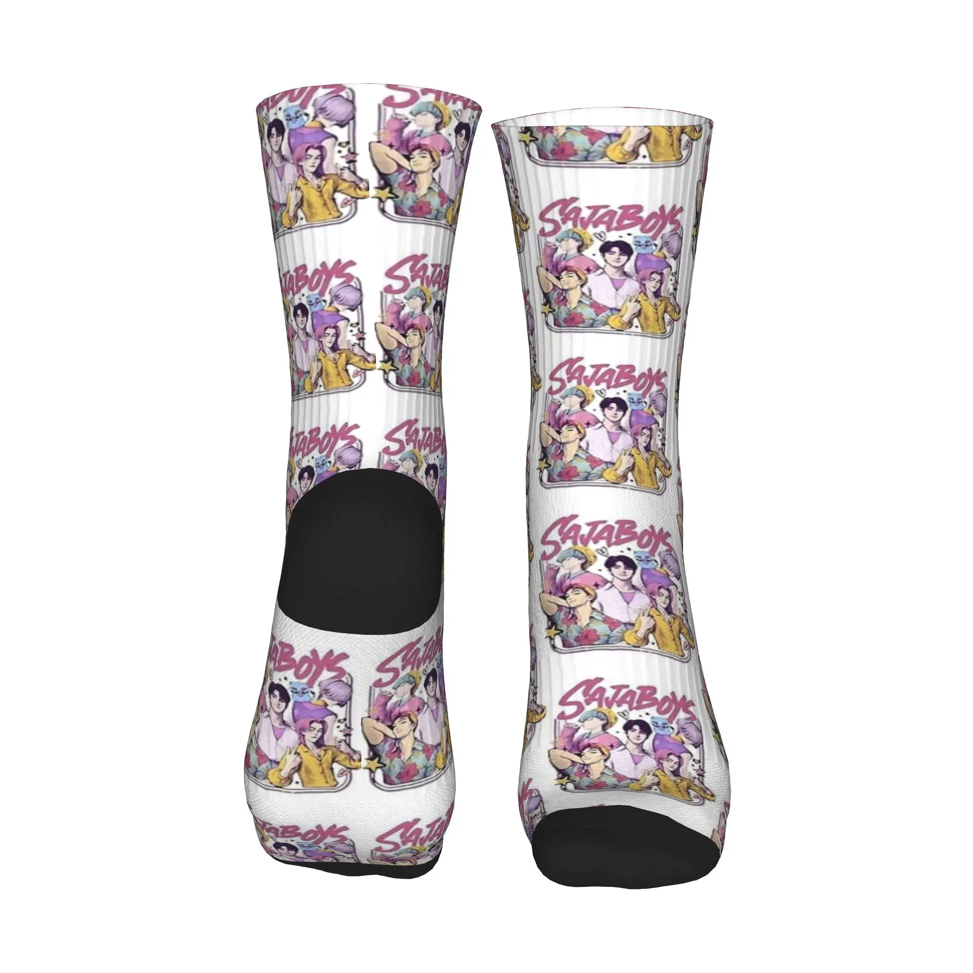 الكرتون ساجا بنين Kpop شيطان الصيادين الجوارب Kawaii جوارب الخريف عدم الانزلاق النساء الرجال الجوارب عالية الجودة تصميم الجري الجوارب #3