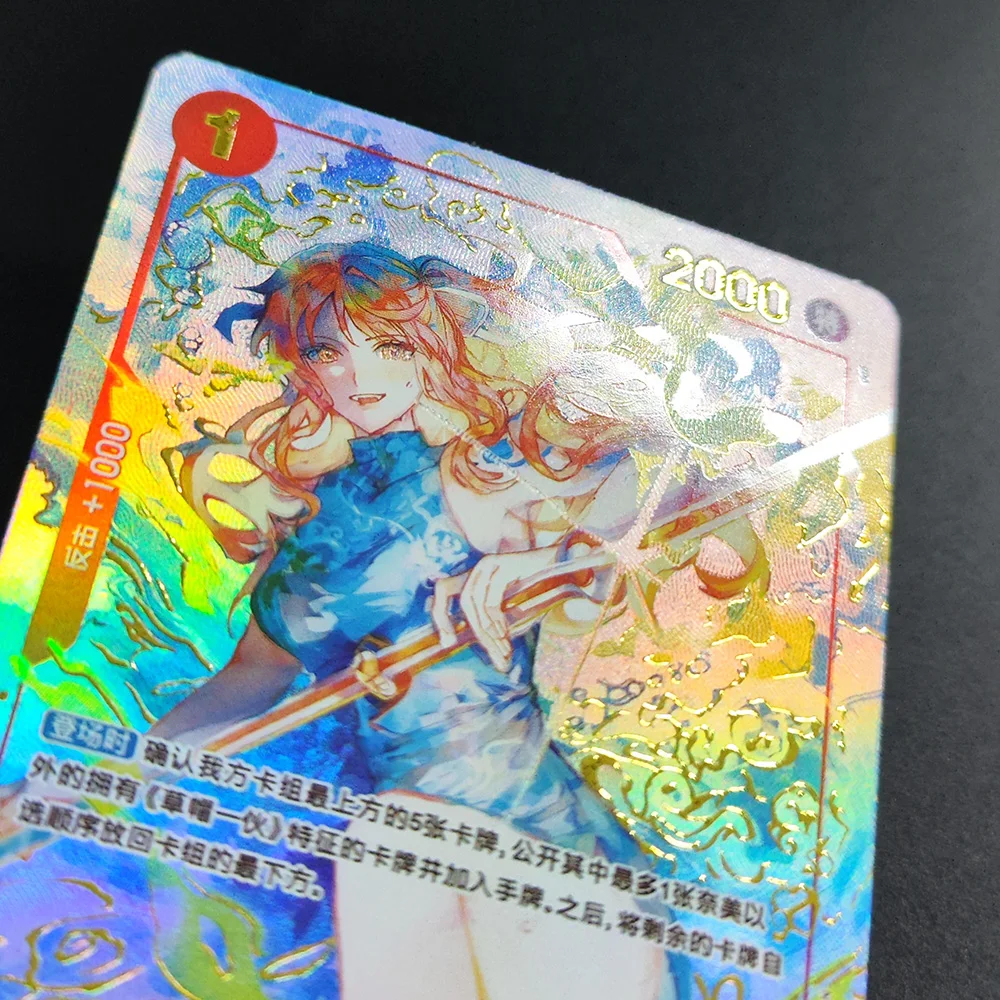 One Piece OPCG Chinese Blue Nami OP01-016 R 1st Anniversary Luffy