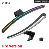 Youpin LYMAX Computer Monitor Table Lamp Curved Screen Desk Lamp Dimming Eye-Care Sound-sensitive Music Hang Gaming Light pro