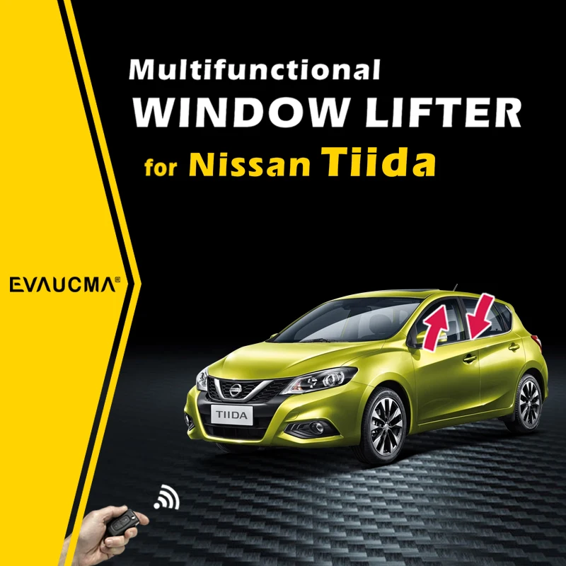 Remote Car Auto Window Lifter Closer For Nissan TIIDA Car Power Window Close/Open System All For Nissan Tiida Window Lift Kit