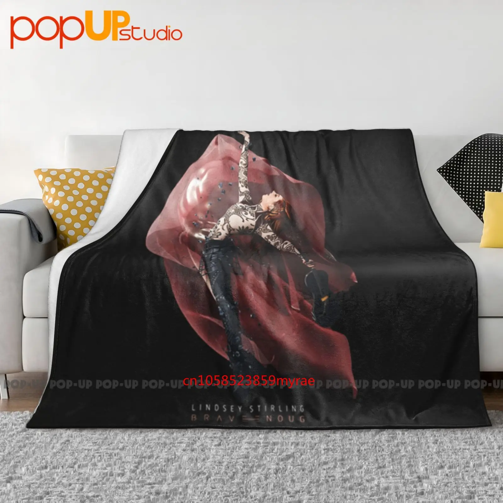 

Lindsey Stirling Brave Enough Ultra-Soft Blanket Quilt Winter Sofa Cover Bed Covers