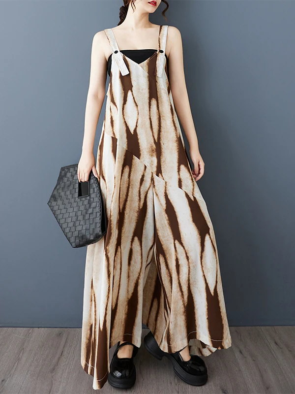 레트로 루즈 슬리밍 와이드 레그 팬츠 홀터 드레스 우아한 바이커 스커트 여름 여성 2025 신상 하이엔드 감성 한국 스타일 캐주얼 팬츠