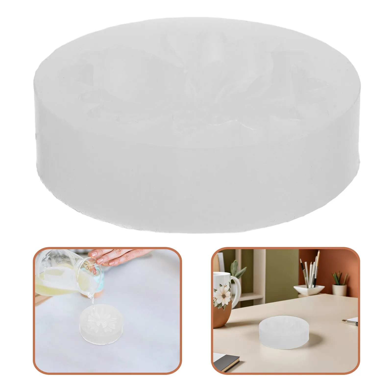 Silicone Daisy Flower Mold for Resin Casting, Fondant, Chocolate, Soap, Wax & Clay Crafts – Easy Release 3D Floral Mold
