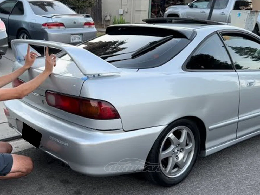 For 1994 1995 1996 1997 1998 1999 2000 2001 Honda ACURA INTEGRA DC2 Spoiler with LED Lights High Quality ABS Plastic Car Spoiler