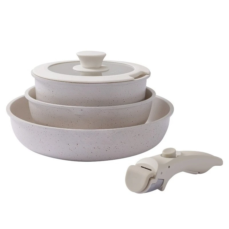 

Maifanshi set removable four-piece pot set induction cooker pan gift pot