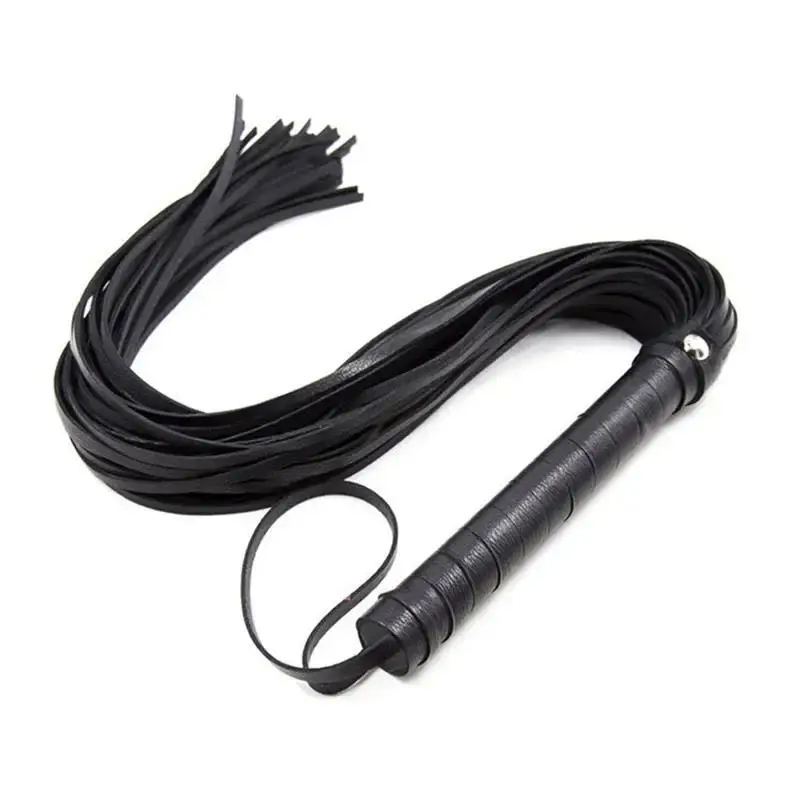 New Horsewhip Riding Sports Equipment Anti Slippery PU Leather Handle Horse Whip Racing Equestrian Tool