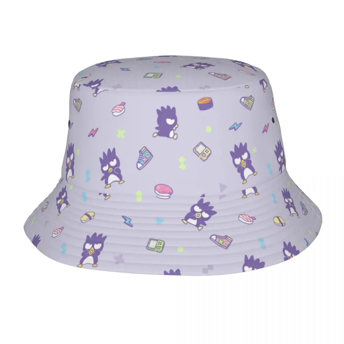 Sanrio Badtz Maru Bucket Hat Gift For Girl Lovely Badtz-Maru Vocation Caps For Travel Lightweight