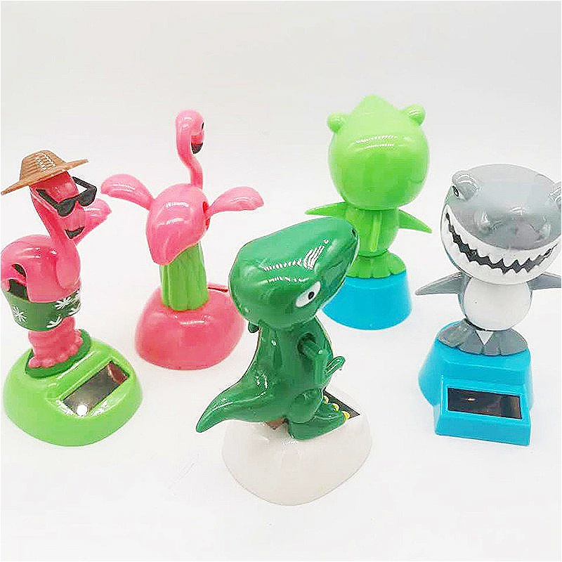 

Solar Dinosaur Car Ornament - Creative Cartoon Design with Motion, Novelty Auto Dashboard Decor Gift Idea