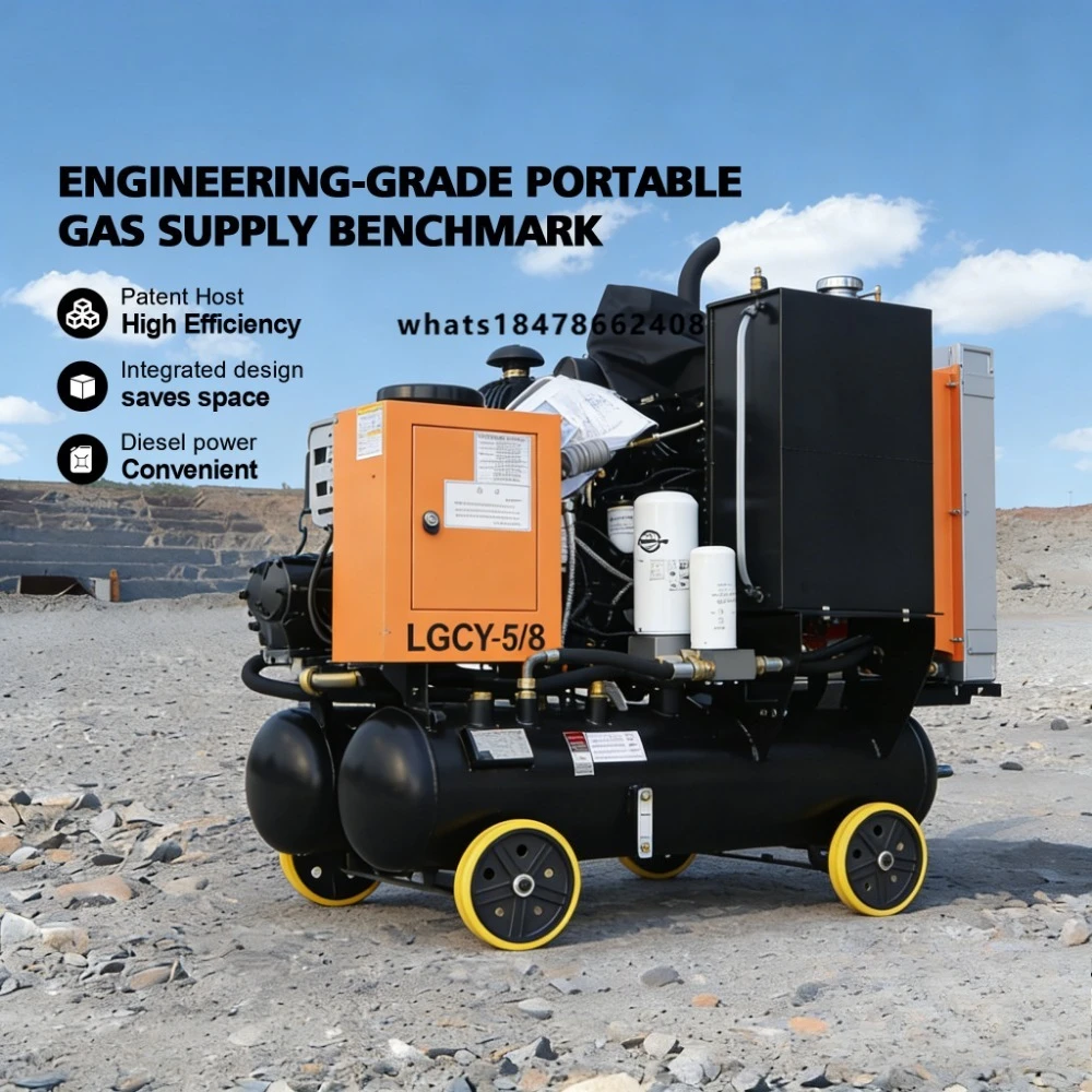 Kaishan 8bar 10bar 20HP 15KW Screw air Compressor with 400L air tank