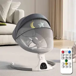 Baby electric rocking chair intelligent rocking chair multifunctional cradle rocking bed Bluetooth remote control touch swing