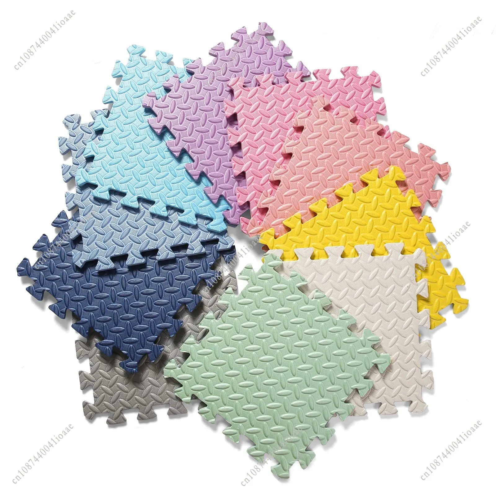 8Pcs 30x30x1CM Interlocking Exercise Mat EVA Foam Floor Tiles Non-Slip Soft Yoga Mat for Home Gym Yoga Weightlifting Floor Mat view 6