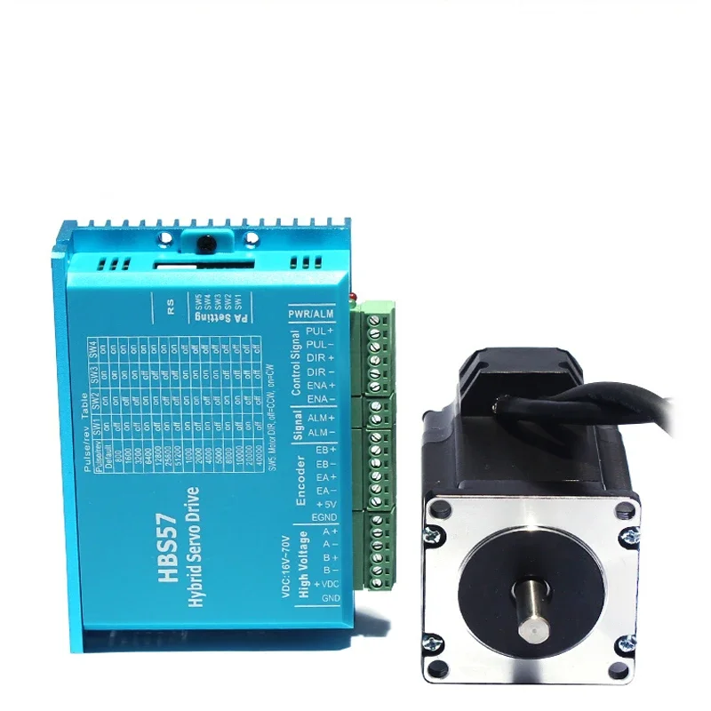 HBS57/DL57 Closed-loop step motor 2.2NM 57 Hybrid closed loop Nema 23 2-phase + 57 Stepper Motor Driver 57HSE2.2N Servo Motor