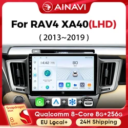 Ainavi Car Multimedia Player For Toyota RAV4 RAV 4 XA40 2012 2013 2014 2016 2018 2019 wireless Carplay Android Auto 4G Wifi 2din