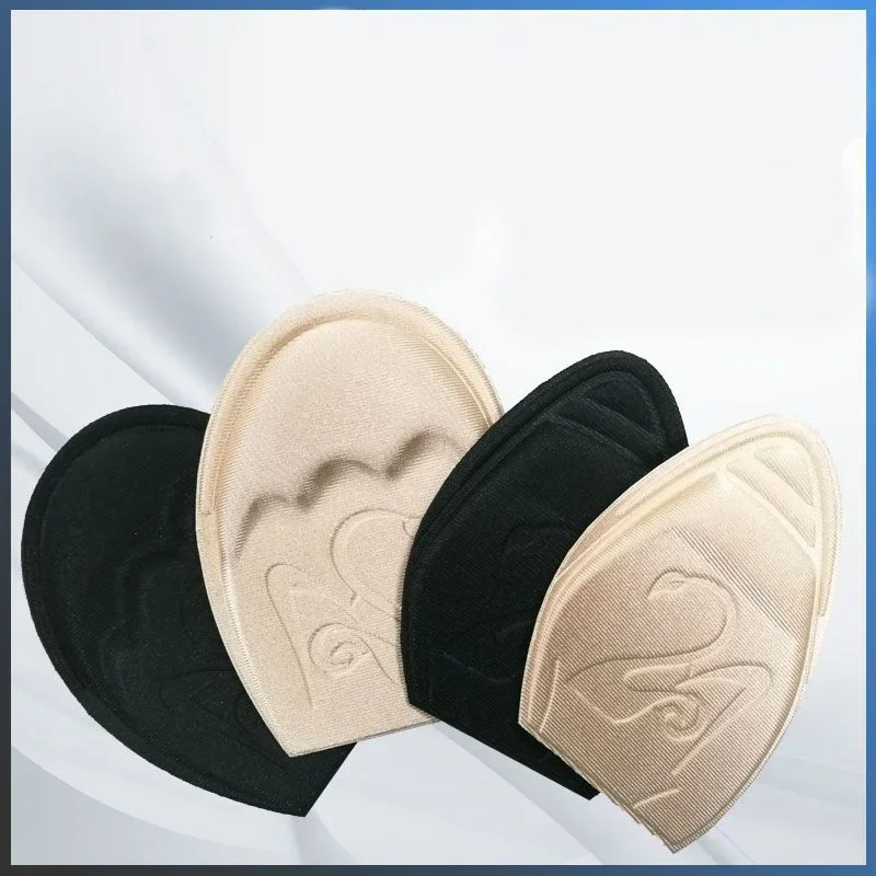 1 Pair Non-Slip Toe Plug Protectors Soft Forefoot Cushion Pain Relief Pointed Inserts round Half Insoles for Shoe Inserts