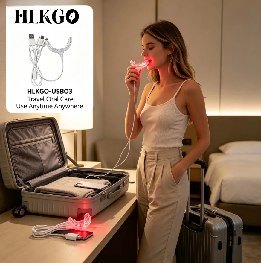 Teeth Whitening Gels - Portable Teeth Whitening Lamp with Enhanced