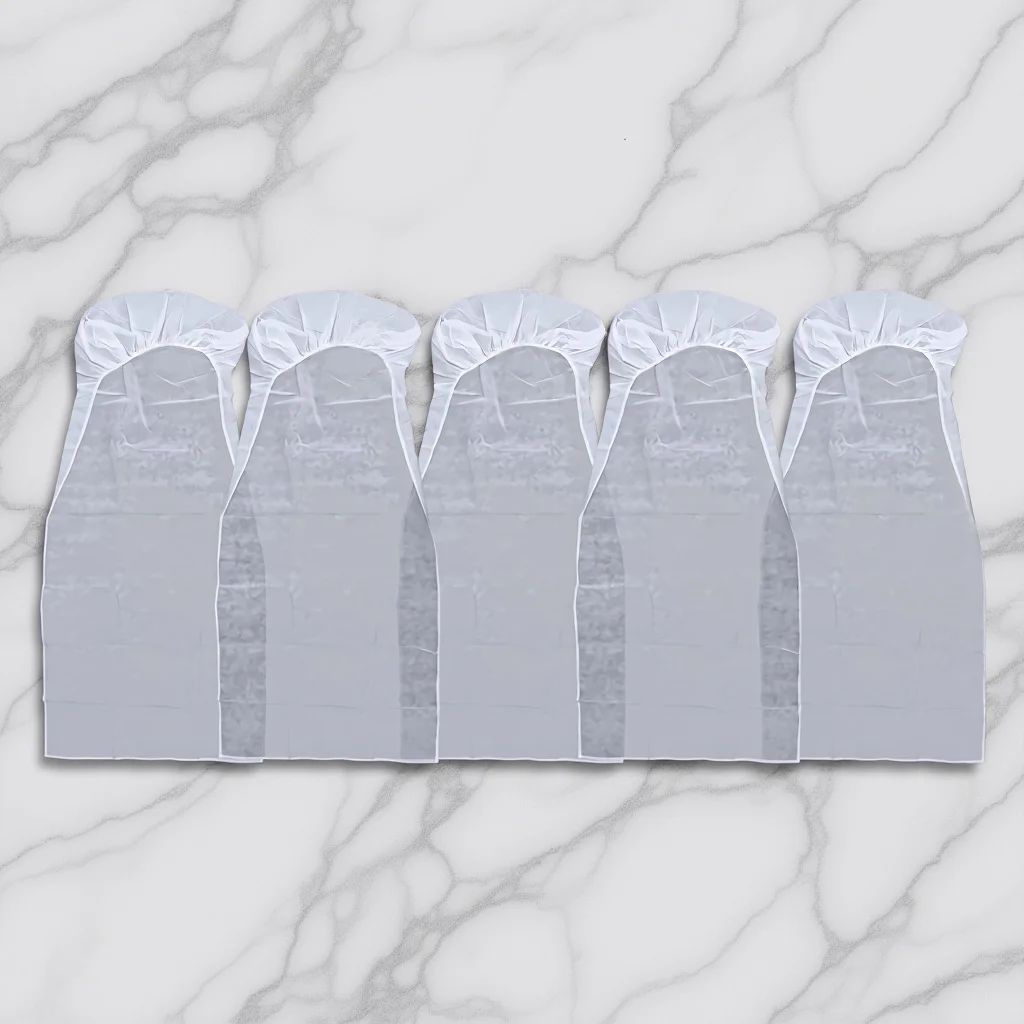 

5Pcs Seat Cover Non-Woven Disposable Car Seat Protector Universal Fit for Vehicle Airplane Train Use Lightweight Waterproof