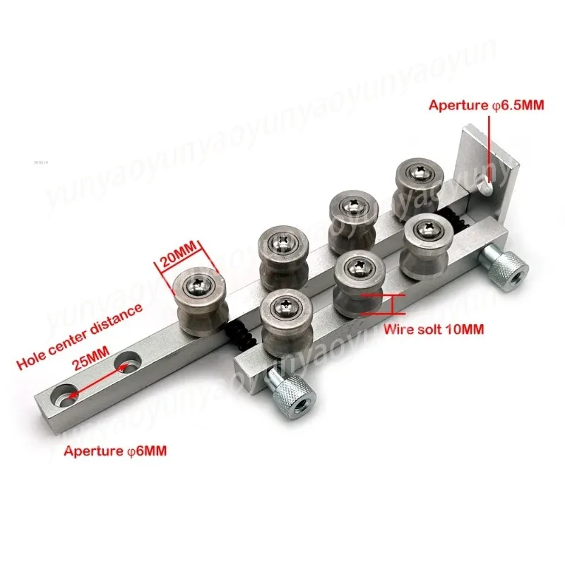 Industrial Seven-Wheel Single-Line Double-Line Straightener General Accessories Computer Wire Cable Stripping Machine Roller