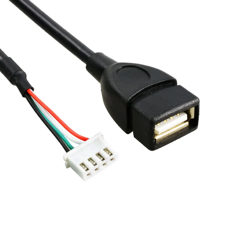 USB2.0 to 4P xh2.54 cable 4P XH2.54  to USB2.0 Female Cable USB to Dupont 4 pin Data Cable 20cm/0.2m