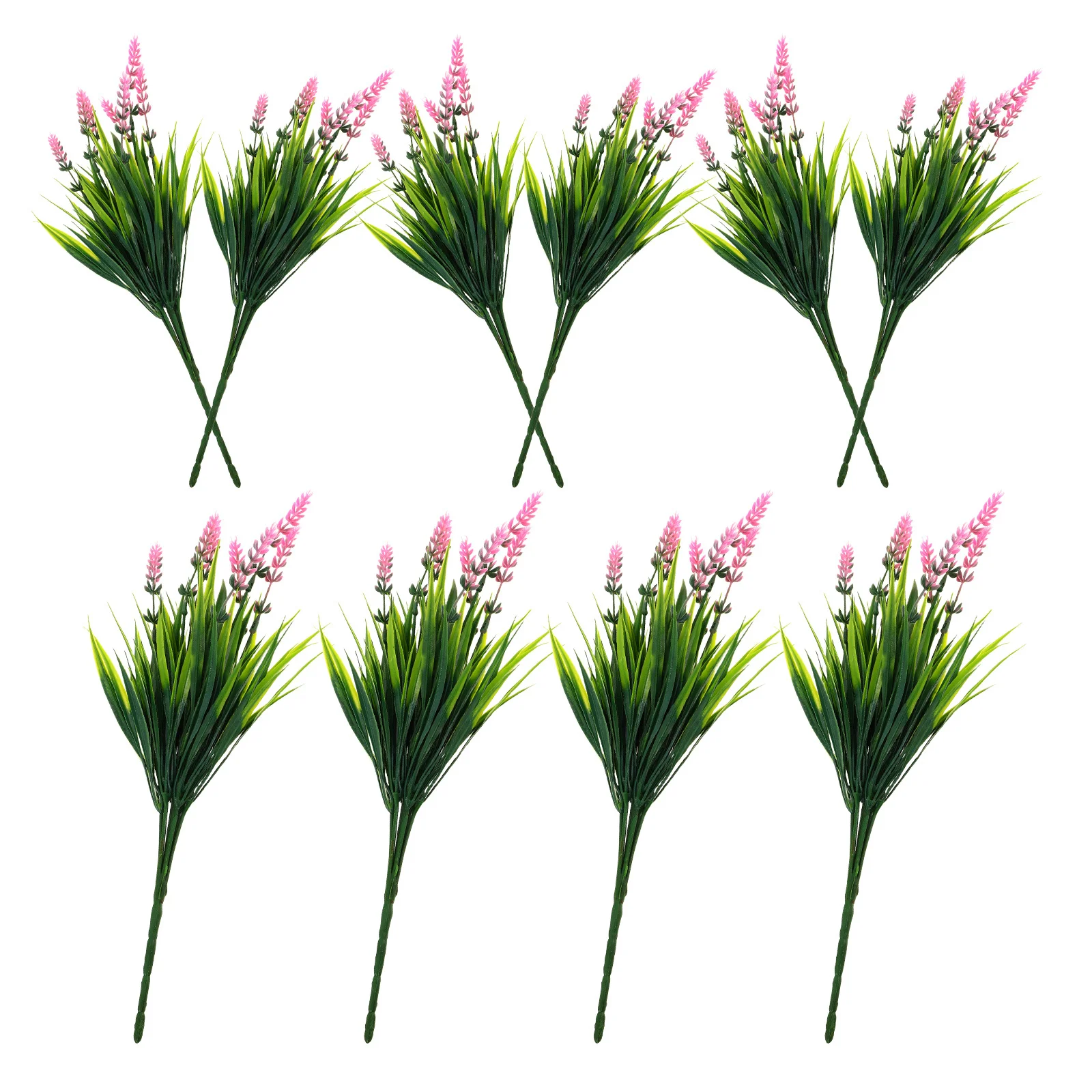 

10Pcs Artificial Lavender Flower Bouquet Lifelike Faux Plastic Plants Wedding Table Centerpiece Home Garden Indoor Outdoor Decor