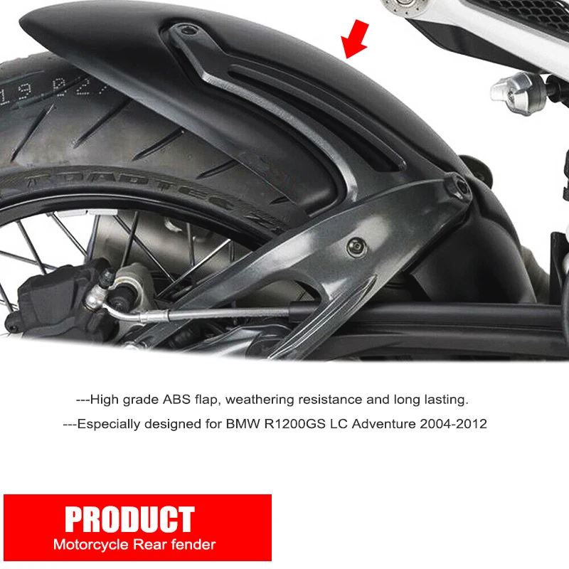 For BMW R1200GS R1200GSA Moto Mudguard Guard R1200 GS LC R 1200 GS ADV Adventure 2004-2012 Motorcycle Rear Hugger Fender