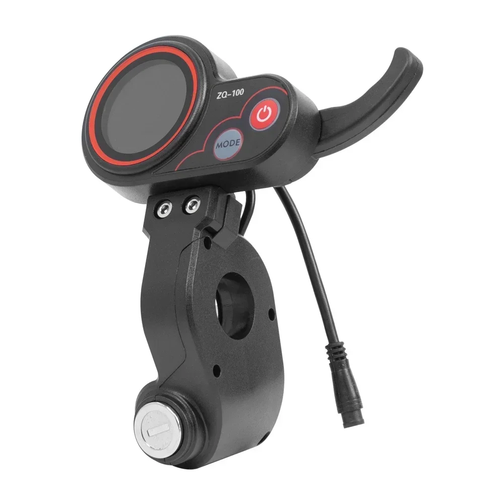 Electric Scooter ZQ-100 Mileage Meter 6 Pin Dashboard Throttle For LED Display Instrument With Key Speed Adjustable Accessories