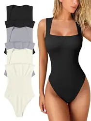 Women's seamless solid color thread yoga jumpsuit, summer sleeveless backless triangle sports casual jumpsuit