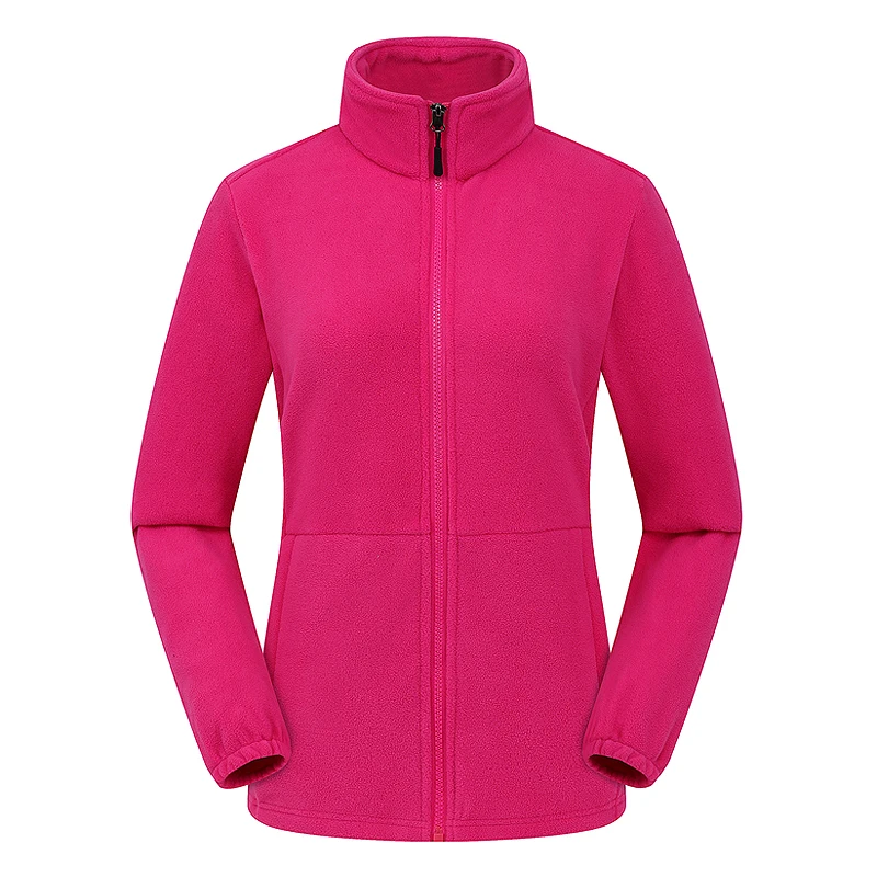 JNLN Polar-Fleece-Jacken für Damen, Winter, winddicht, Thermo-Softshell-Jacke, Outdoor, Wandern, Camping, Skifahren, Klettern, warmer Mantel 4