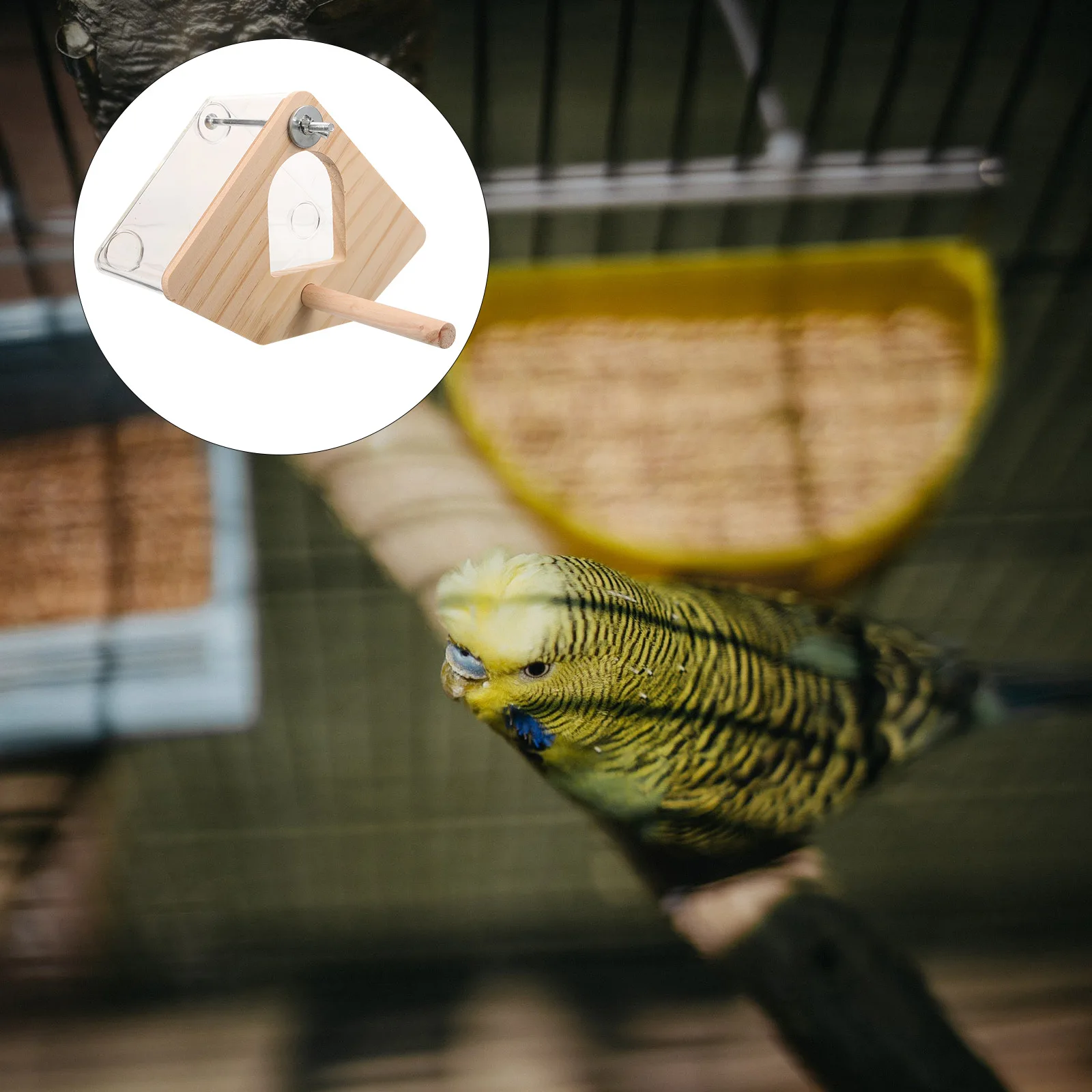 

Acrylic Transparent Parrot Breeding Box Durable Easy Installation Warm Cozy Nesting House Clear Parakeet Nest Bird Breeding Box