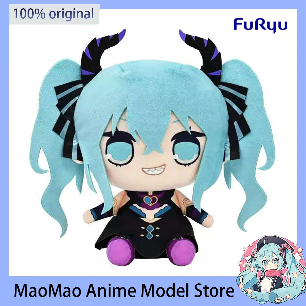

In stock Original FuRyu KYURUMARU Big Plush Toy Hatsune Miku Villain Plush Doll 29cm Anime Peripherals Children's Pillow