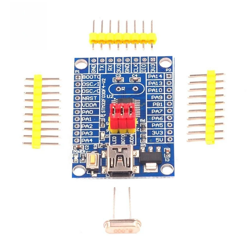 STM32F030F4P6 Minimal System Core Board, TTL Serial Port Download, MCU Learning Development Board