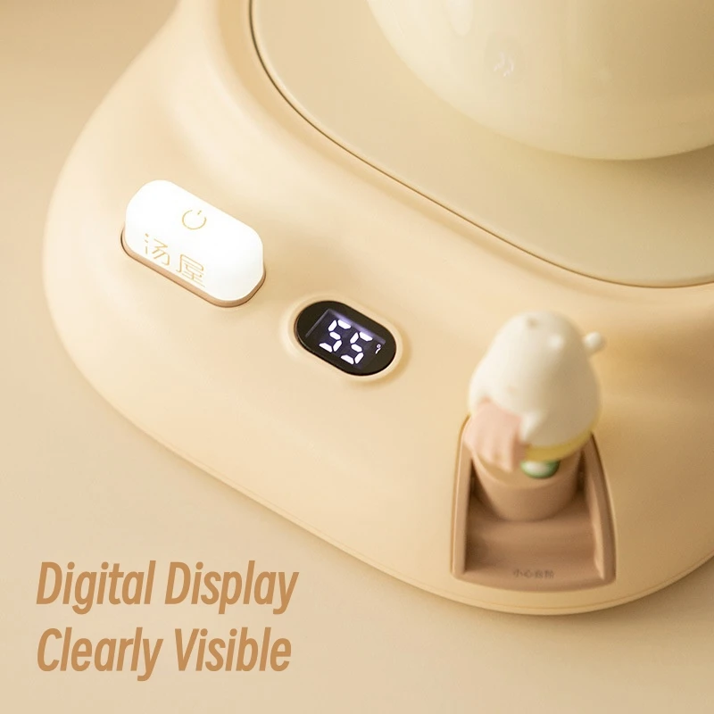 Calentador de tazas de café de 40W, placa caliente eléctrica, 4 ajustes de temperatura, posavasos más cálido para té, leche, almohadilla calefactora de agua de 220V