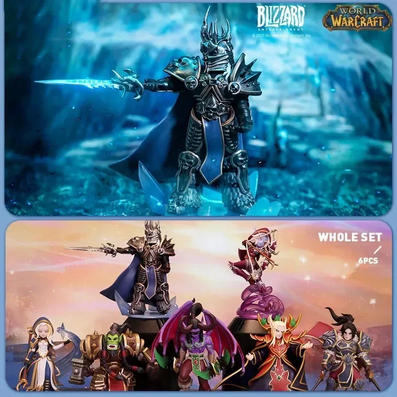 POP MART World of Warcraft Classic Serie Blindbox-Spielzeug Ornamente Actionfigur Mystery Box Überraschungstüte für Jungen Geschenk