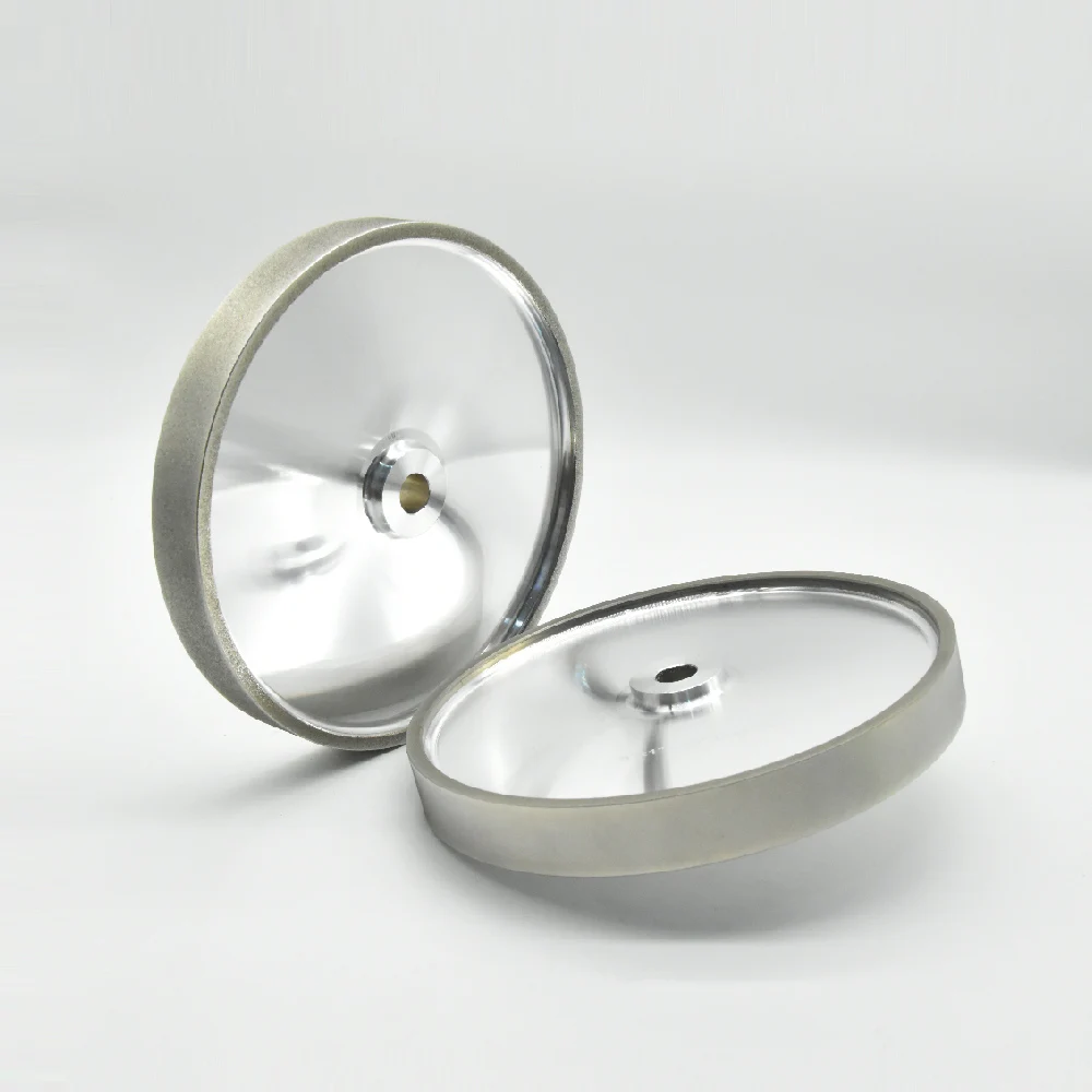 

8-дюймовый шлифовальный круг CBN, толщина 200 мм x 1 дюйм, оправка x 5/8 дюйма для заточки токарных инструментов из быстрорежущей стали, строжка