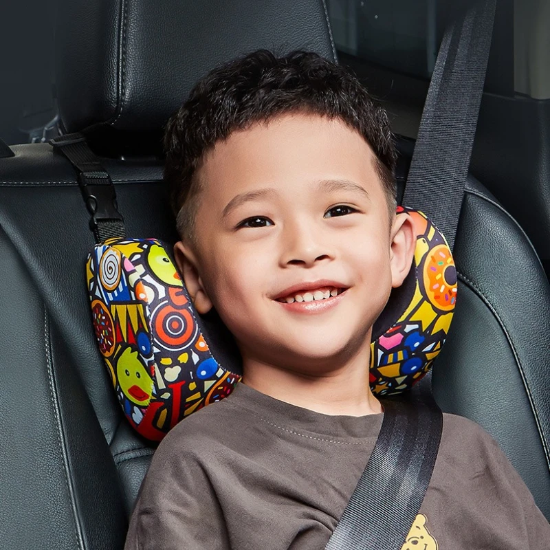 

Car Headrests for Children, Cartoon Memory Cotton Pillows, Car Seat Sleep God Neck Pillows, Car Pillows